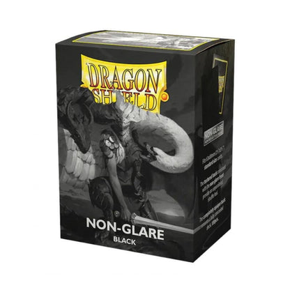 Dragon Shield Non-Glare Matte Card Protector Sleeves Black 100 Count Trading Card Sleeve