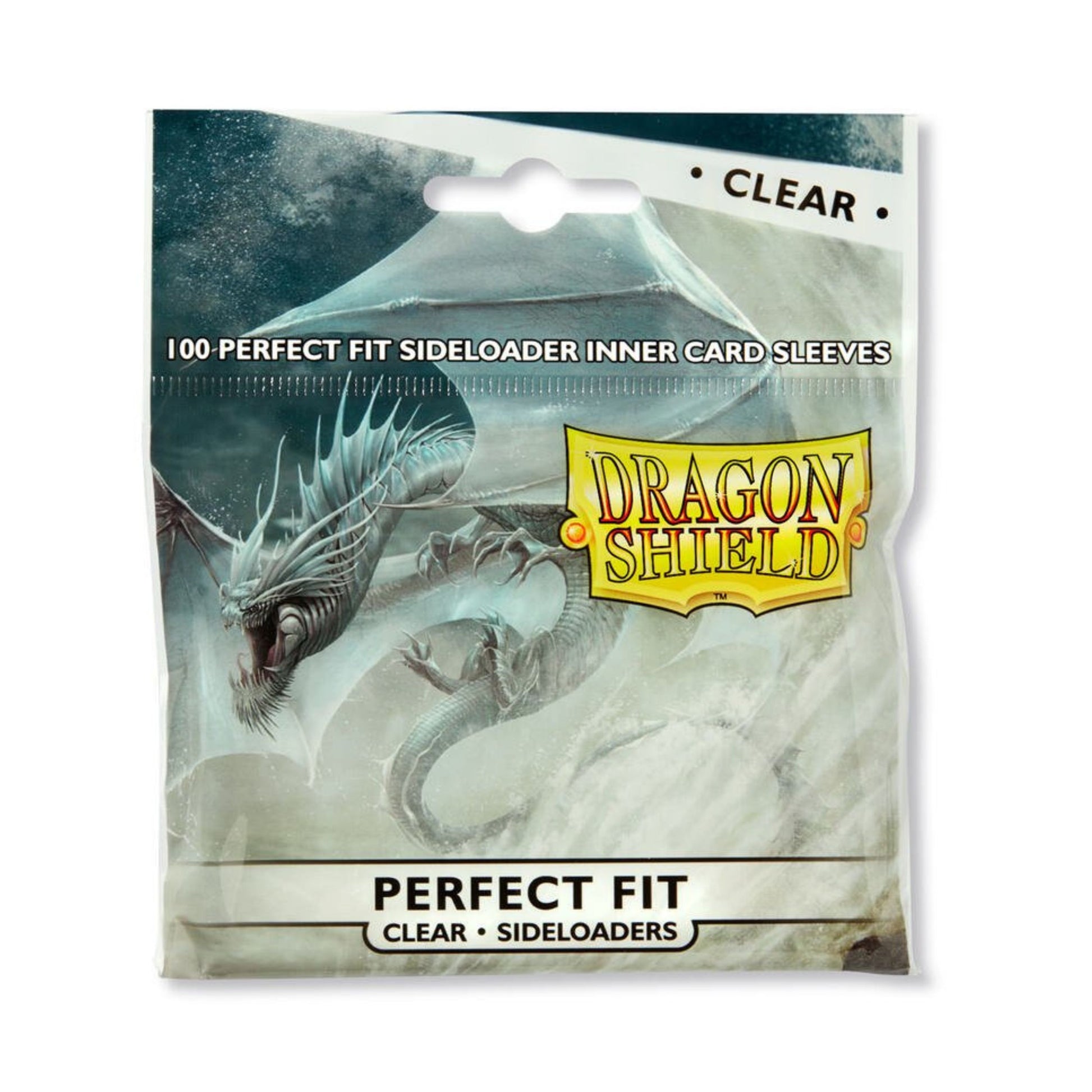 Dragon Shield Perfect Fit Clear Sideloaders Inner Card Sleeves 100 count pack