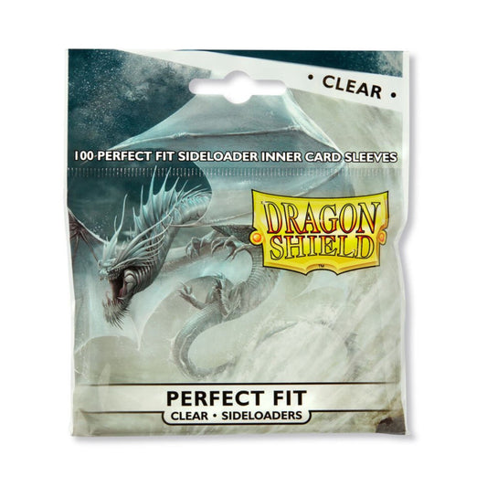 Dragon Shield Perfect Fit Clear Sideloaders Inner Card Sleeves 100 count pack