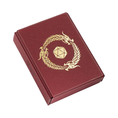 Dragon Shield Roleplaying Dice Companion – Blood Red RPG Dice Storage & Tray