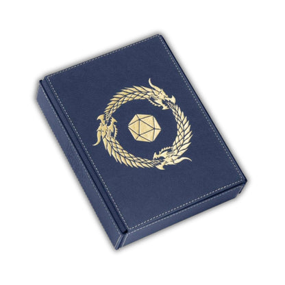 Dragon Shield Roleplaying Dice Companion – Midnight Blue RPG Dice Storage & Tray