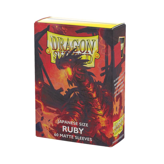 Dragon Shield Ruby Japanese size 60 card sleeves pack.