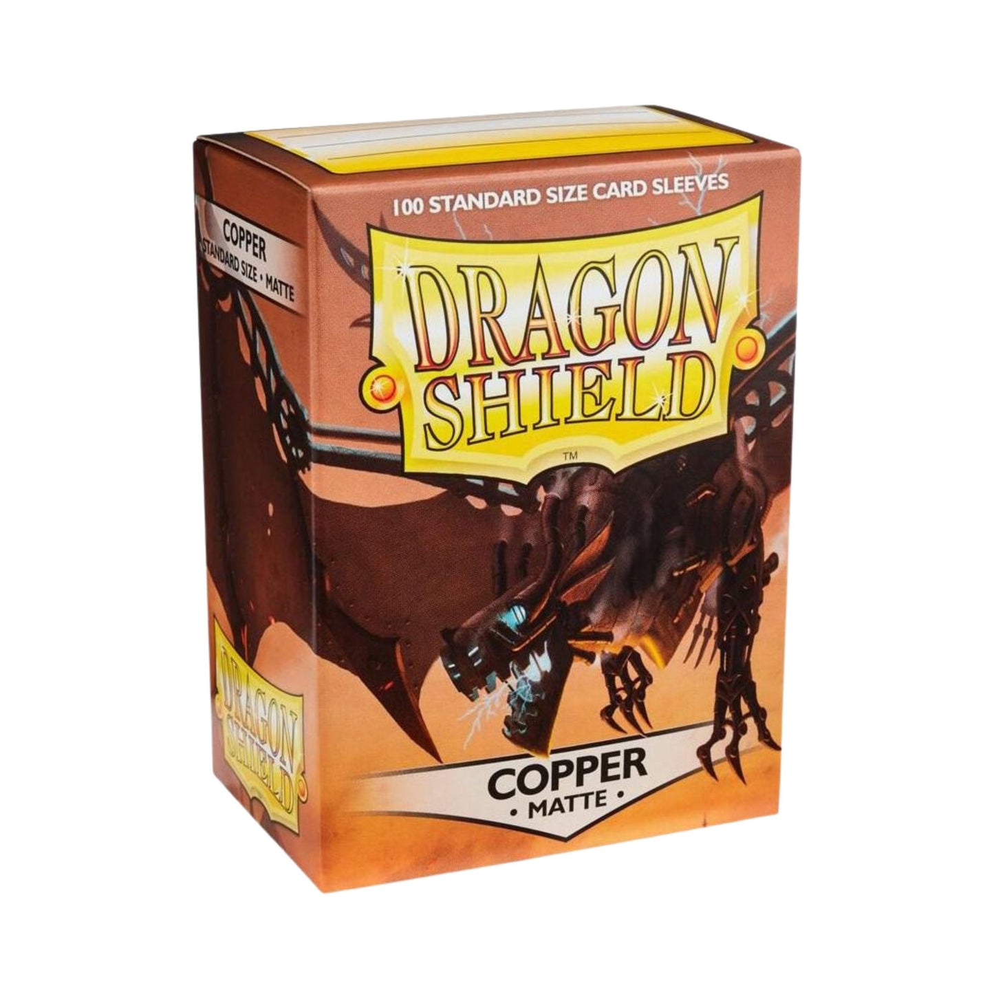 Dragon Shield Card Sleeves Copper Matte 100ct Durable TCG Sleeves for Card Games