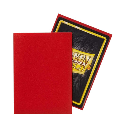 Dragon Shield Card Sleeves Crimson Matte 100ct Durable TCG Sleeves for Card Games