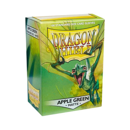 Dragon Shield Card Sleeves Standard Size Matte Apple Green 100ct Trading Card Protectors