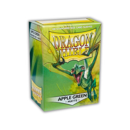 Dragon Shield Card Sleeves Standard Size Matte Apple Green 100ct Trading Card Protectors