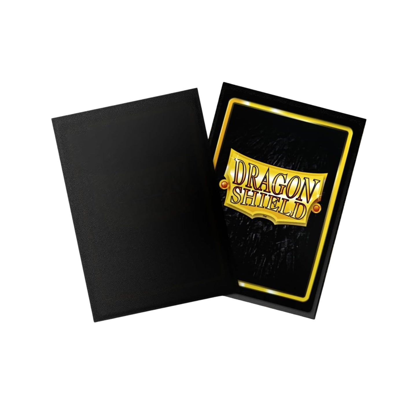 Dragon Shield Card Sleeves Standard Size Matte Black 100ct Durable TCG Sleeves for Card Games