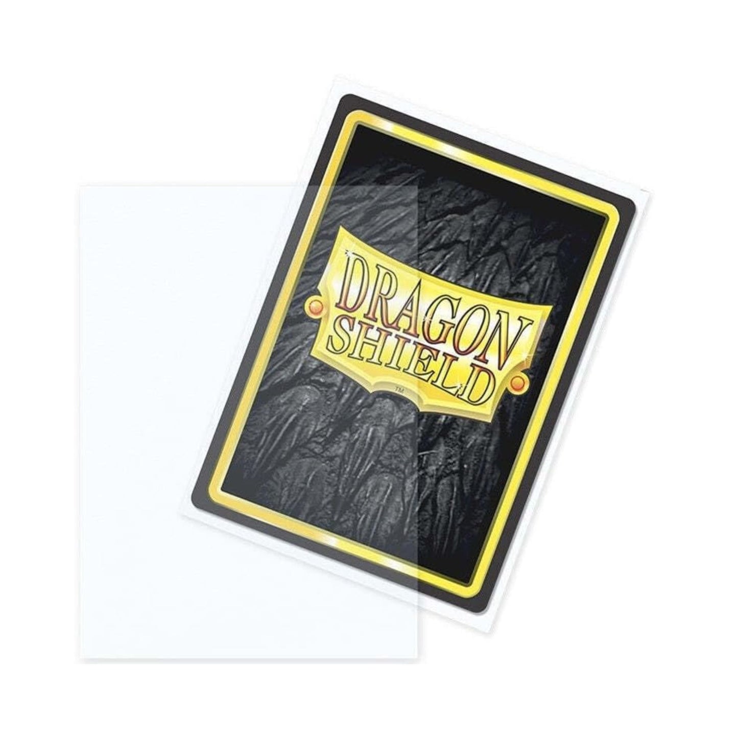 Dragon Shield Matte Clear Outer Sleeves 100ct Standard Size Protective TCG Card Sleeves