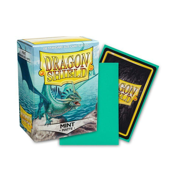 Dragon Shield Matte Mint Card Sleeves 100 Count Standard Size, Textured Protective Trading Card Sleeves for MTG, Pokémon, Lorcana, Flesh and Blood, Durable Deck Protector Sleeves (PRE-ORDER)