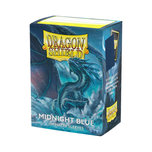 Dragon Shield card Sleeves Midnight Blue Matte 100ct Durable TCG Sleeves for Card Games