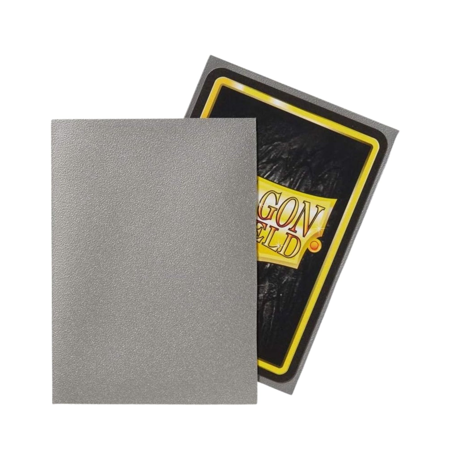 Dragon Shield Card Sleeves Silver Matte Standard Size Trading Card Protectors, 100ct