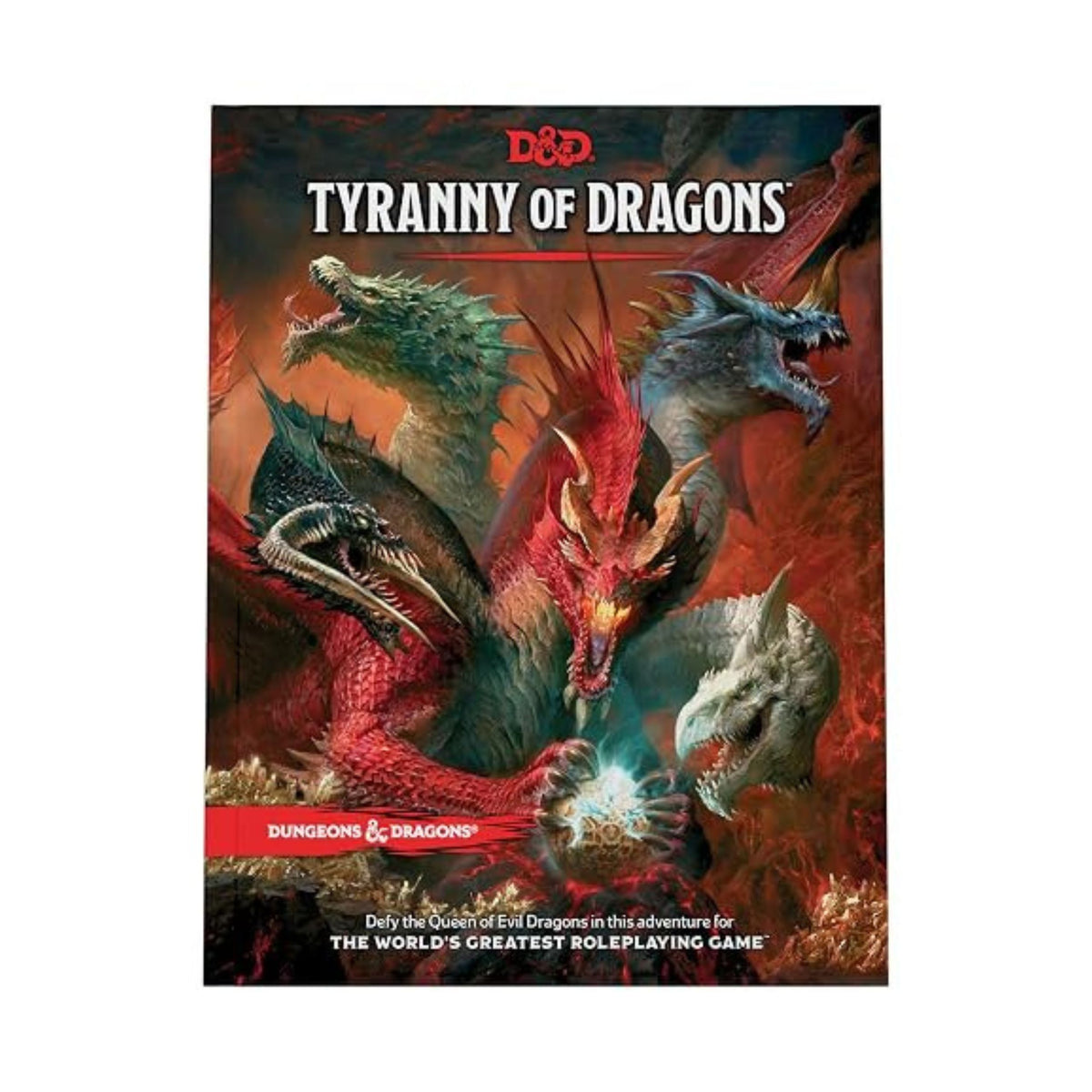 Dungeons and Dragons Tyranny of Dragons Hardcover Book tabletop RPG adventure