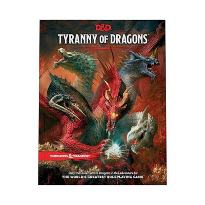 Dungeons and Dragons Tyranny of Dragons Hardcover Book tabletop RPG adventure