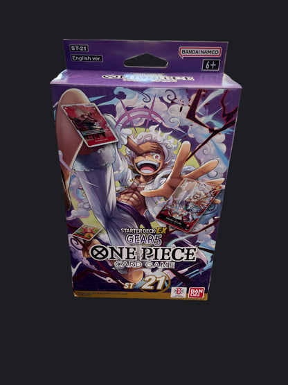Bandai One Piece Card Game ST-21 EX Starter Deck Gear 5 (50-Card Deck)