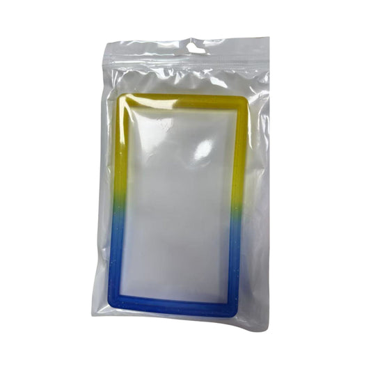 ER Bumper Slab PSA Gradient Yellow Blue Glitter Protective Case | Shockproof Edge Guard | Lightweight Durable Card Slab Protector for Trading Card Collectors Display (PPRE-ORDER JUNE)