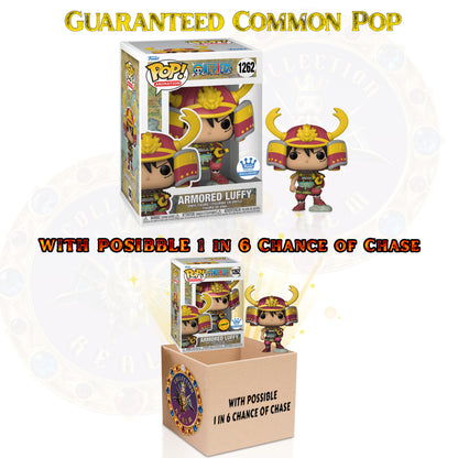 Armored Luffy #1262 Funko Pop! Animation: One Piece - 1 in 6: CHANCE OF CHASE - Collectible Vinyl Figure with Window Display Box