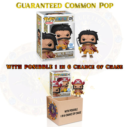 Gol D. Roger #1274 Funko Pop! Animation One Piece - 1 in 6: CHANCE OF CHASE - Collectible Exclusive Vinyl Figure with Window Display Box