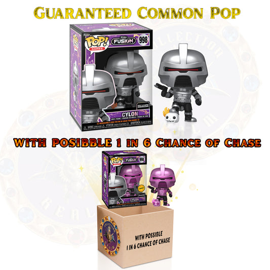 Cylon #998 Funko Pop! Games: Battlestar Galactica - 1 in 6: CHANCE OF CHASE - Collectible Fusion Vinyl Figure with Window Display Box