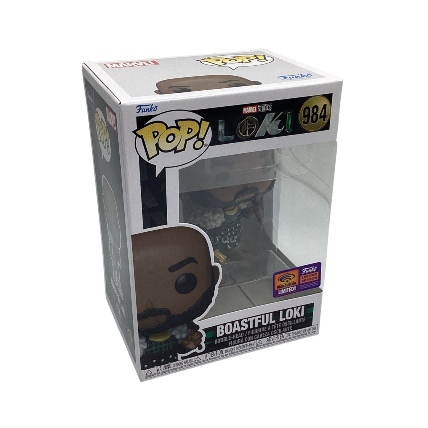 Funko Pop! Marvel Boastful Loki WonderCon Funko Exclusive #984 Limited Edition