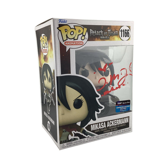 Funko Pop! Vinyl: Attack on Titan - Mikasa Ackerman Signed Trina N. #1166