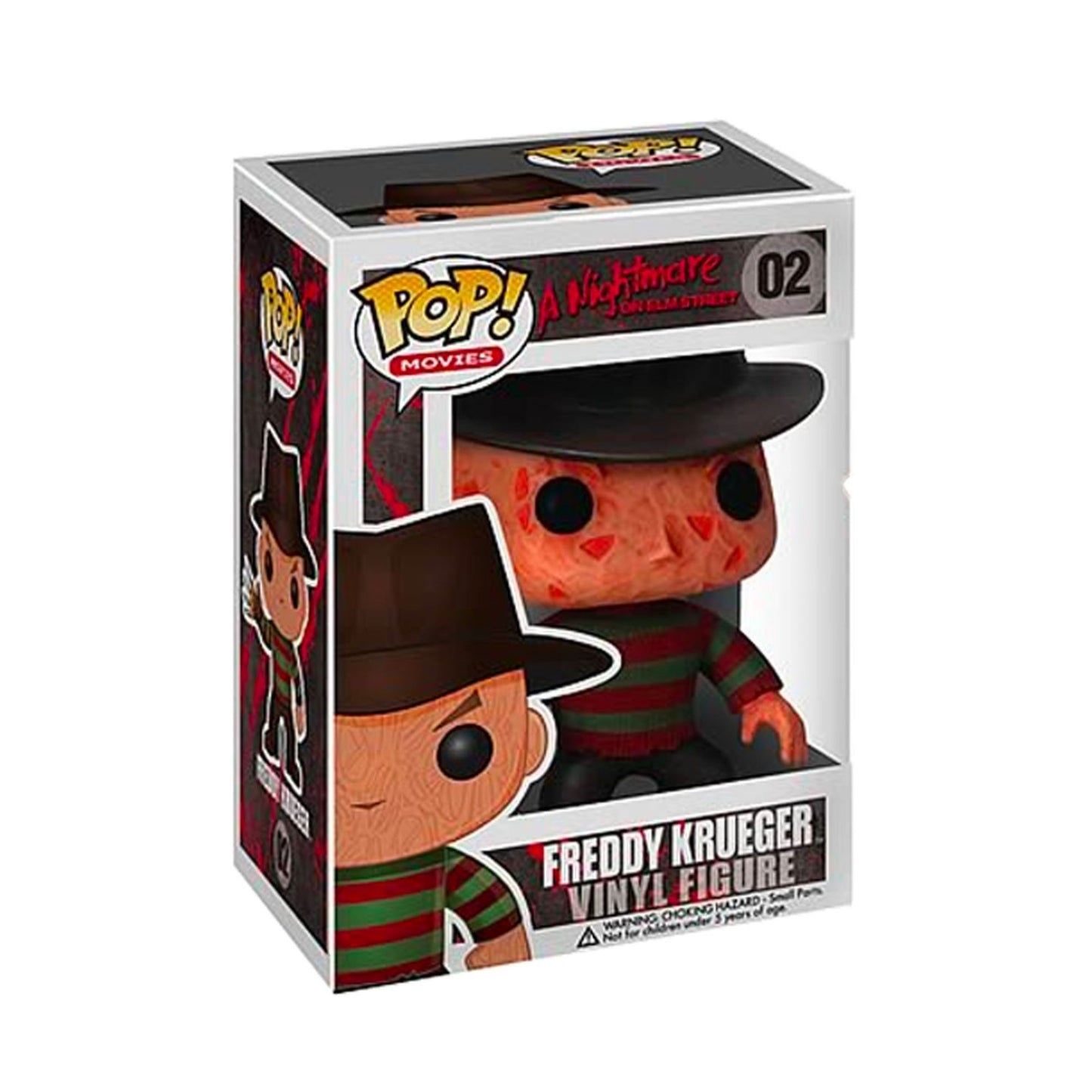 Freddy Krueger #02 Funko Pop! Movies A Nightmare on Elm Street - Approx. 3 3/4" Collectible Vinyl Figure Bundled with Display Box Protector Case