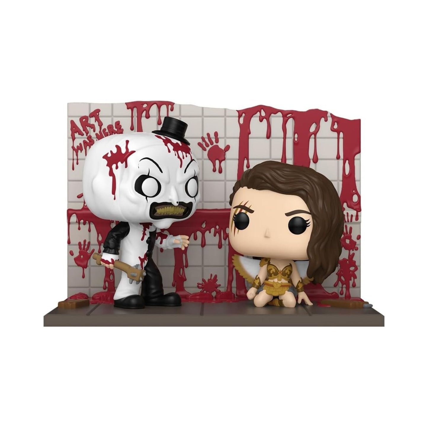 Funko Pop! Moments: Terrifier 2 – Art vs Sienna Vinyl Figure #1793 | Exclusive Horror Funko Pop Collectible, Art the Clown Figure, Terrifier Action Figure, Horror Movie Gifts & Halloween Merch