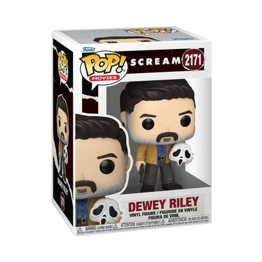 Scream Dewey Riley Funko Pop! Vinyl Figure #2171 Horror Movie Collectible Deputy Sheriff Figurine with Badge (PRE-ORDER)