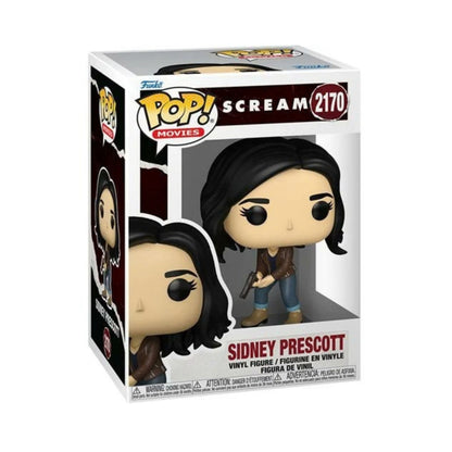 Scream Sidney Prescott Funko Pop! Vinyl Figure #2170 Horror Movie Collectible Final Girl Figurine with Knife - (PRE-ORDER)