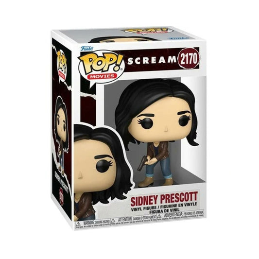 Scream Sidney Prescott Funko Pop! Vinyl Figure #2170 Horror Movie Collectible Final Girl Figurine with Knife - (PRE-ORDER)