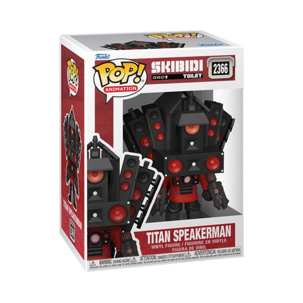 Titan Speakerman #2366 Funko Pop! Animation Skibidi Toilet- Approx. 4 1/4" Collectible Vinyl Figure Bundled with Display Box Protector Case - Estimated Arrival: Apr. 2026 (PRE-ORDER)