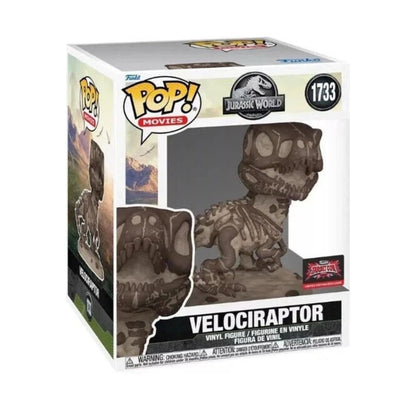 Velociraptor #1733 Funko Pop! Movies Jurassic Park Fossil - Target Con 2025 Collectible Vinyl Figure