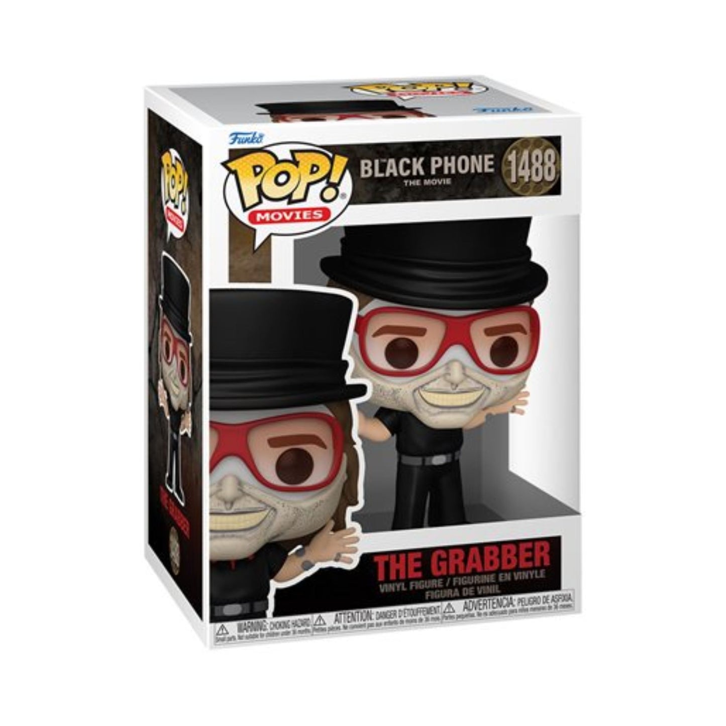 The Grabber Funko Pop! Movies Black Phone The Movie - Approx. 4 1/2" Collectible Vinyl Figure #1488 with Display Box Protector Case
