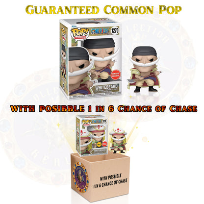 Whitebeard #1270 Funko Pop! Animation: One Piece - 1 in 6: CHANCE OF CHASE - Collectible Vinyl Figure with Window Display Box