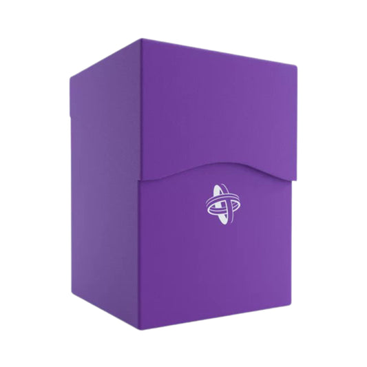Gamegenic Deck Holder 100 Plus Purple trading card deck box with Flex Card Divider.