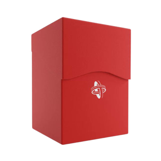 Gamegenic Deck Holder 100 Plus Red trading card deck box with Flex Card Divider.