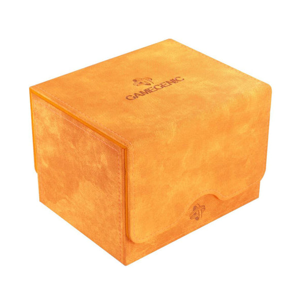 GameGenic Sidekick XL orange deck box for up to 100 double sleeved trading cards