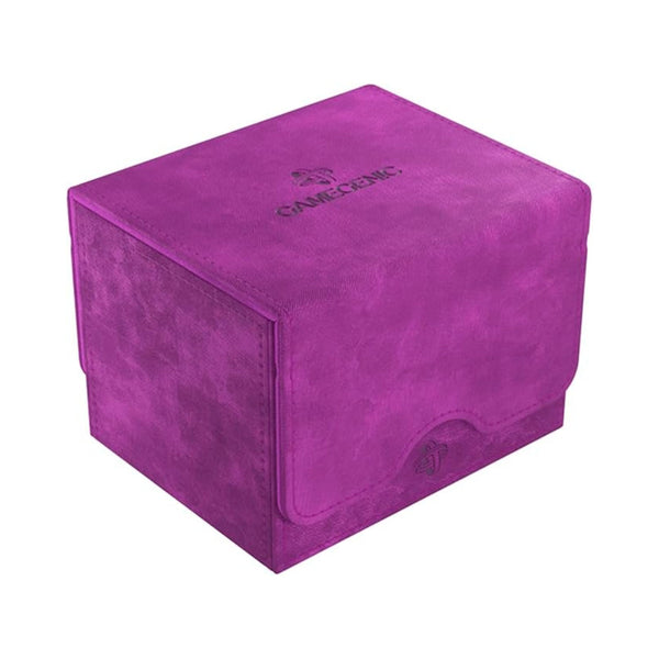 GameGenic Sidekick XL Deck Box 100 Plus Cards Purple Trading Card Storage Case