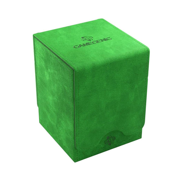 GameGenic Squire Convertible green deck box for up to 100 double sleeved trading cards