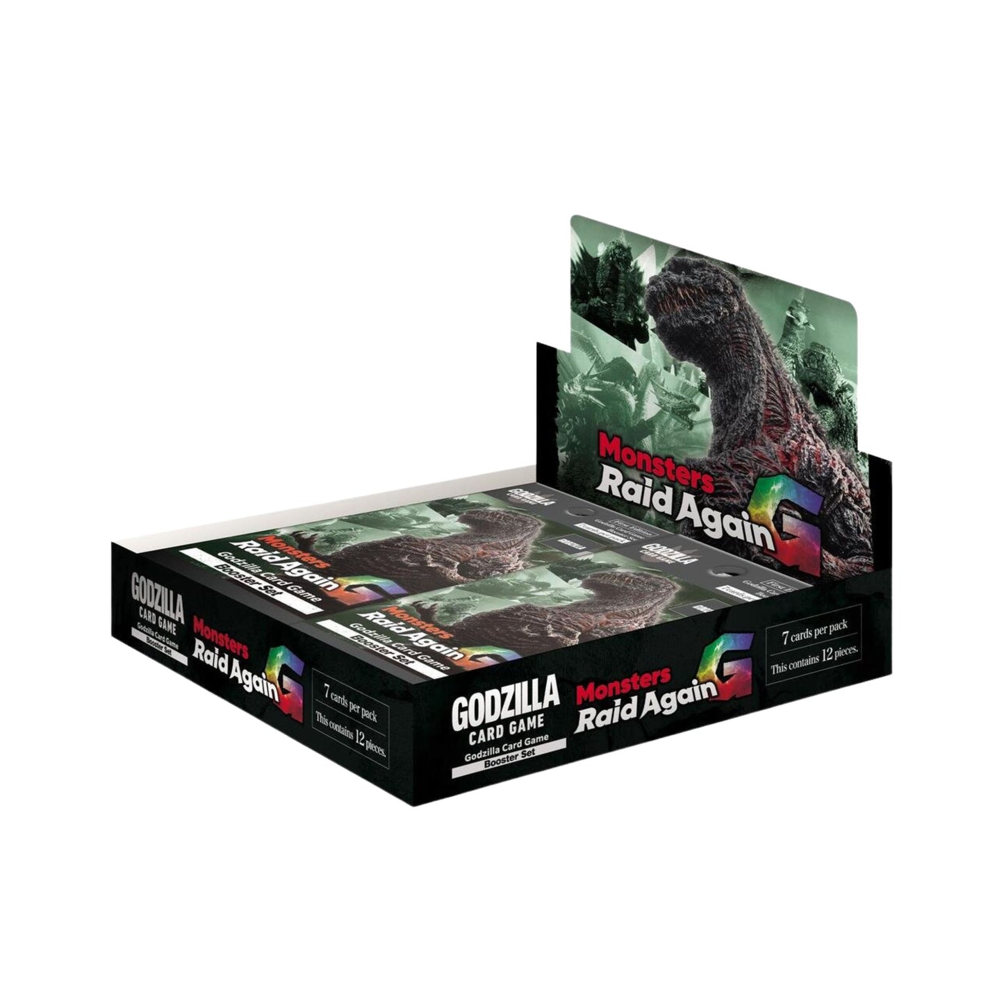 Godzilla Monsters Raid Again Booster Box - 12 Packs for Collectible Card Games