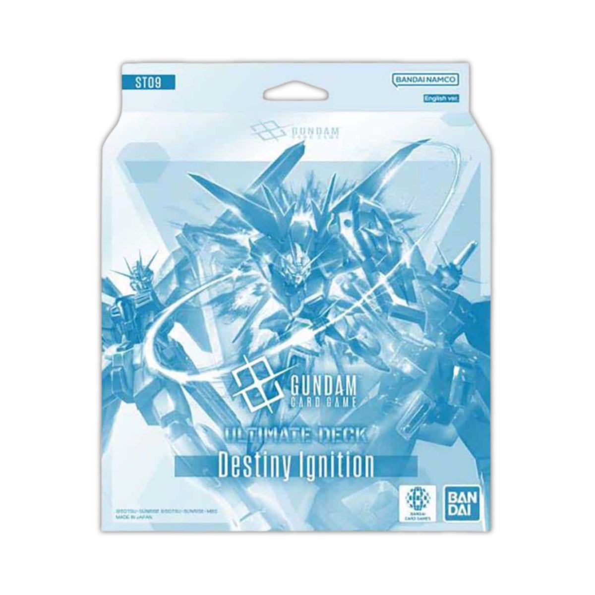 Gundam Card Game Ultimate Deck 02 ST15 Starter Deck, 50-Card Ready-to-Play Deck with 25 Extra Cards, Bonus Pack, Resource Cards, Tokens and Damage Counter Dice (PREORDER - Release Date April 16, 2027)