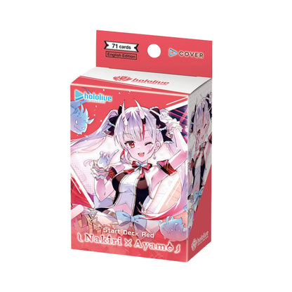 Hololive Official Card Game Start Deck Red Nakiri Ayame English Edition Collectible Card Game Deck