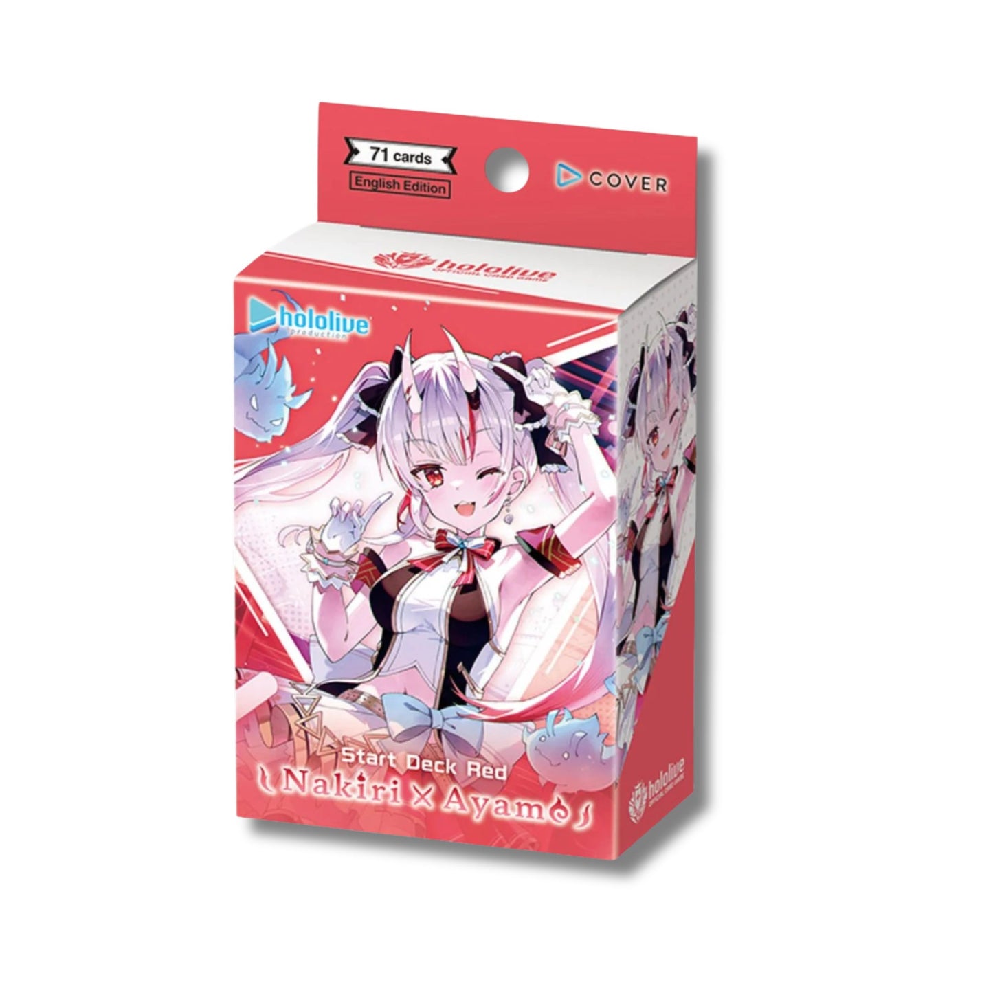 Hololive Official Card Game Start Deck Red Nakiri Ayame English Edition Collectible Card Game Deck
