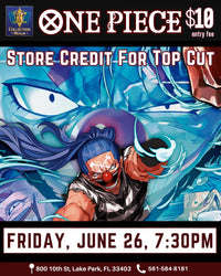 One Piece Card Game Tournament – June 26, 2026 (Friday 7:30 PM)