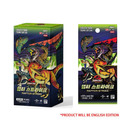 Jurassic Park TCG Raptor Strike EX-01 Booster Box (Pre-Order)