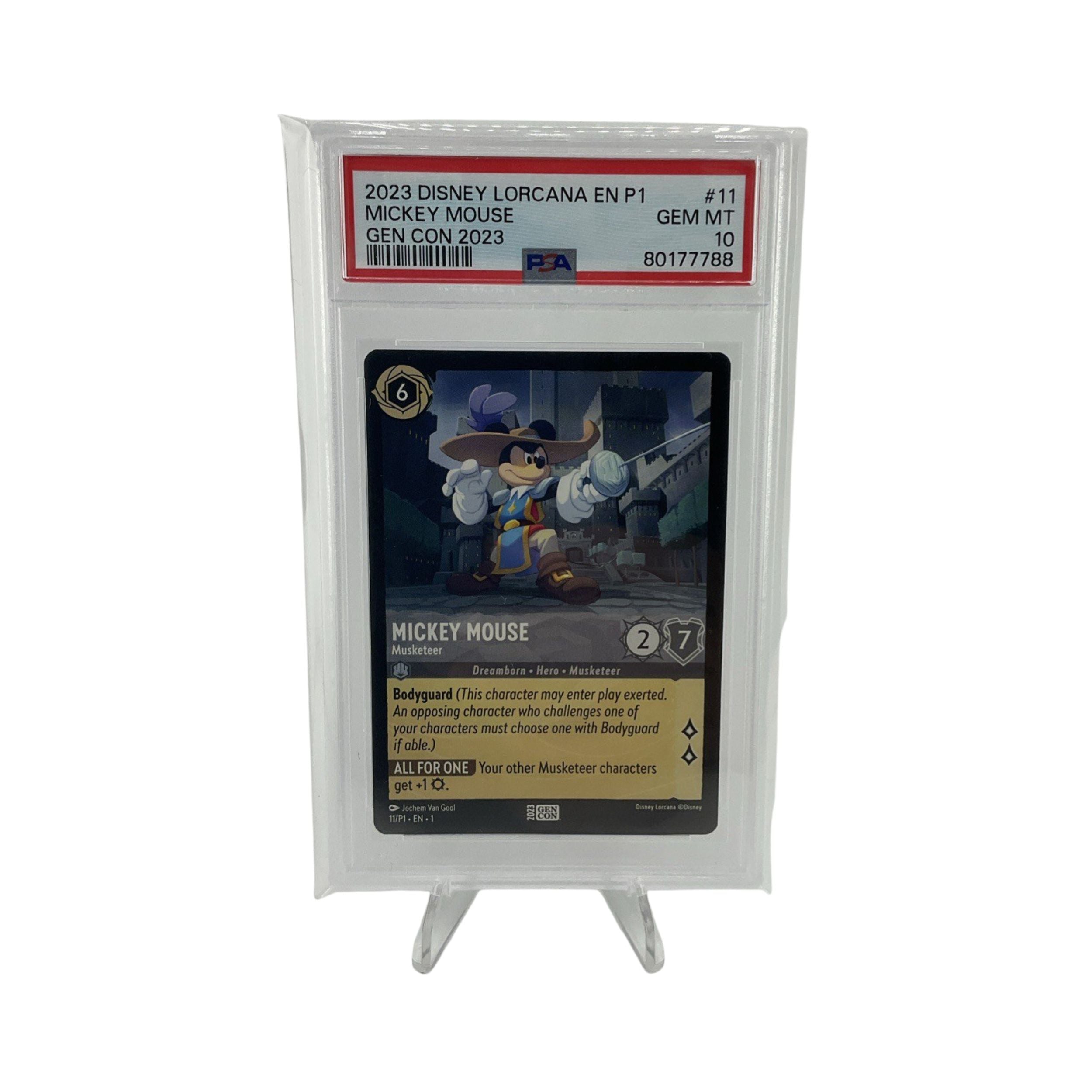 Mickey Mouse Lorcana Gencon Convention] Mickey Mouse Musketeer Is
