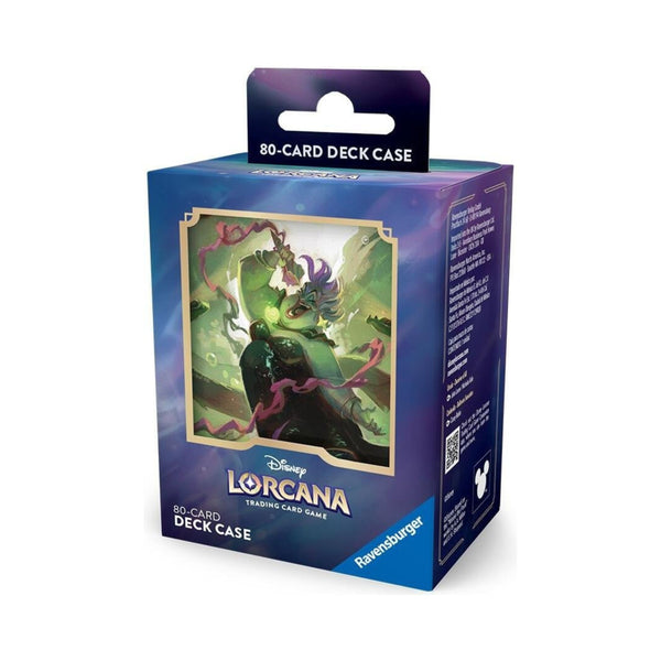 Disney Lorcana TCG Archazia's Island Ursula deck box 80 card deck case with Ursula artwork.