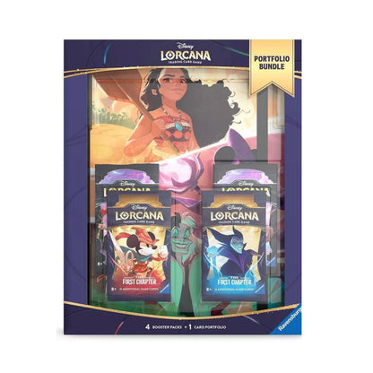 Lorcana TCG Portfolio Bundle The First Chapter Card Storage Set