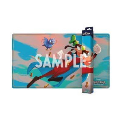Lorcana TCG Wilds Unknown Playmat – Goofy, 23 x 13.5-inch Card Game Mat for Protection, Smooth Gameplay & Stunning Dragon Fire & Ariel – Sonic Warrior Designs (PRE-ORDER MAY)