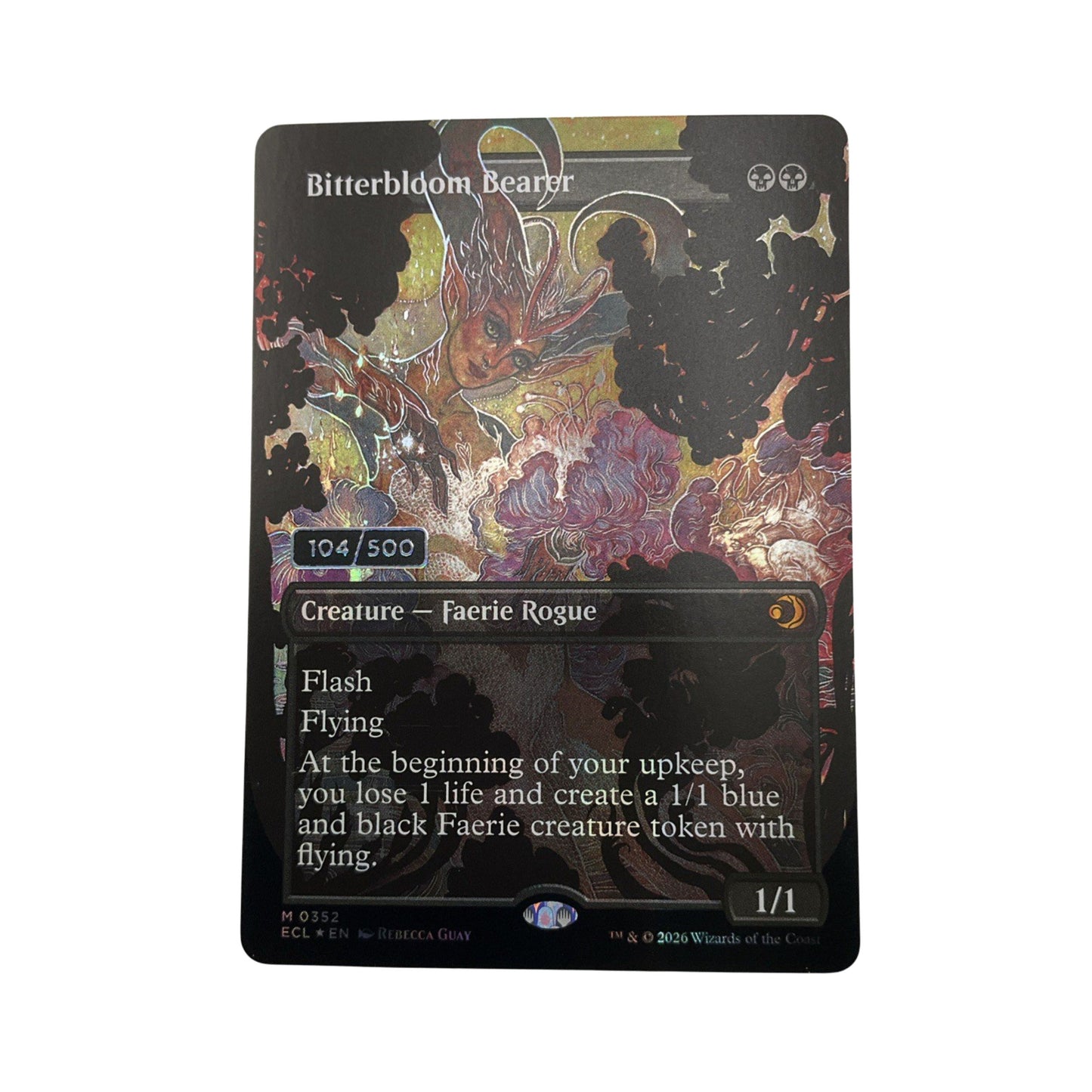 Magic:  Bitterbloom Bearer Serial Numbered Foil Card 104/500 2026 NEAR MINT