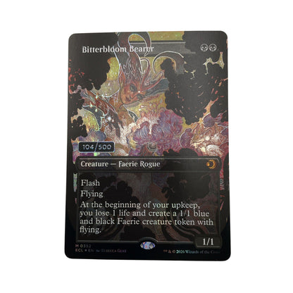 Magic:  Bitterbloom Bearer Serial Numbered Foil Card 104/500 2026 NEAR MINT